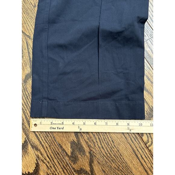 Everlane Mens Size 38 The Wide Leg Performance Chino Navy Blue NWT - Picture 4 of 9